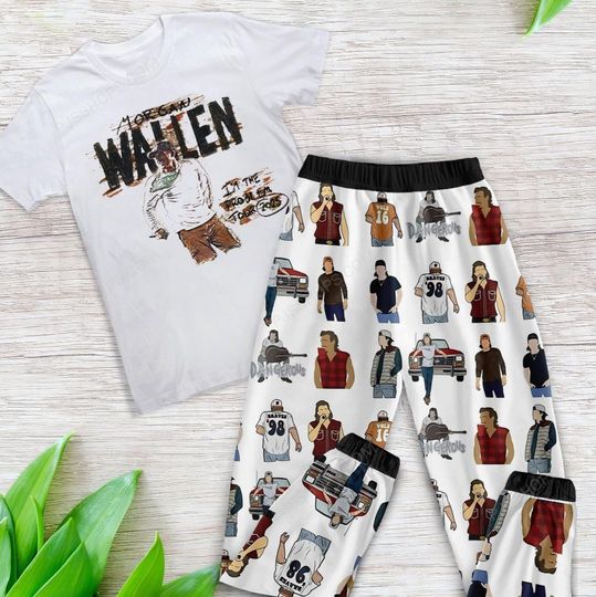 Discover Wallen Western Pajama Set  Country Music Sleepwear