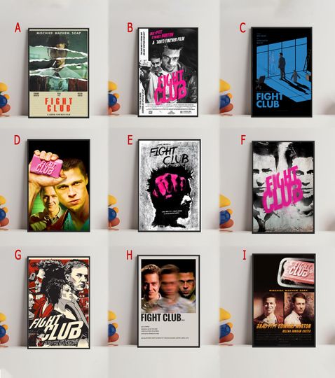 Discover Fight Club Movie Poster, Art Poster