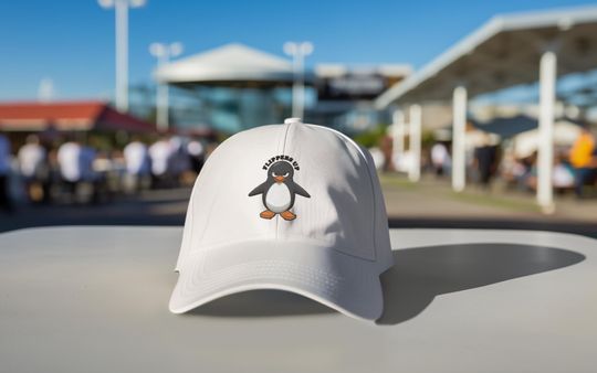 Discover Cute Penguin Flippers Up Baseball Cap, Funny Gift for Ocean Lovers