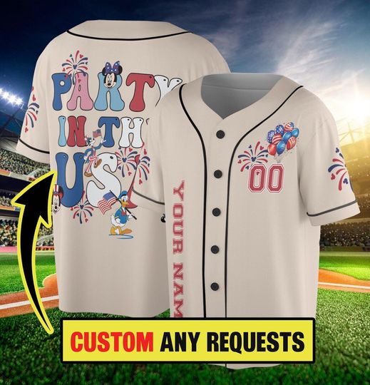 Discover Custom 4th of July Baseball Jersey, Party Jersey, America Jersey