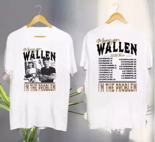 Discover Wallen Western I'm The Problem Tour 2025 T-Shirt