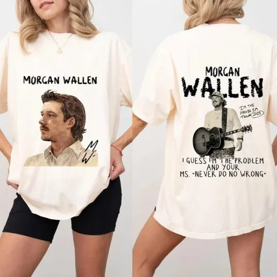 Discover Wallen Western I’m The Problem Tour 2025 T-shirt