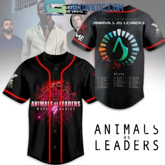 Discover Animals As Leaders Wave Of Babies Personalized Baseball Jersey