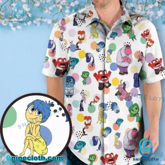 Discover Emotion Characters Insidee Outt Hawaiian Shirt