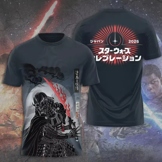 Discover Starr Warss Celebration Japan 2025 Art Show 3D T-Shirt, Gift For Fans