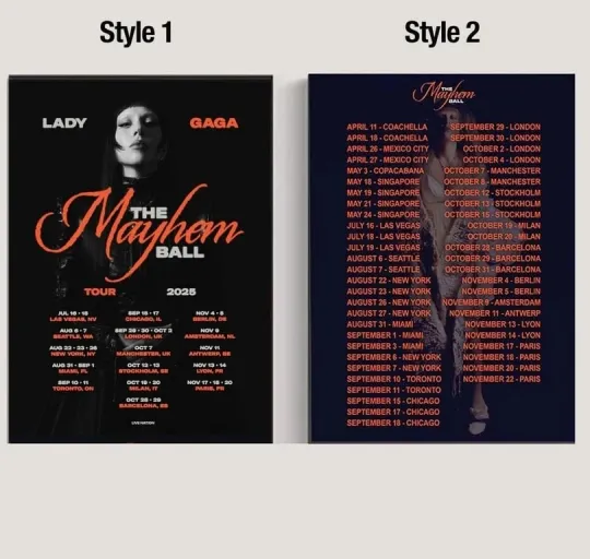 Discover Ld ga The Mayhem Ball Shows And Ball Tour 2025 World Tour Poster