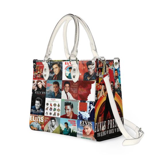 Discover Elvis Presley Leather handBag, Leather Bag,Travel handbag,Teacher Handbag