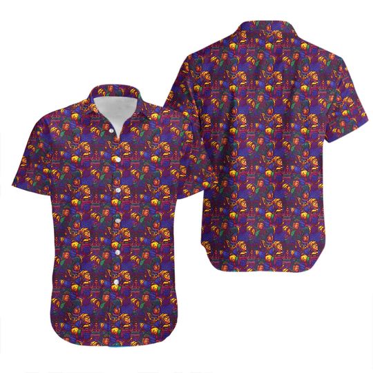 Discover Space Marines | Sci-fi Button-Up Hawaiian Shirt