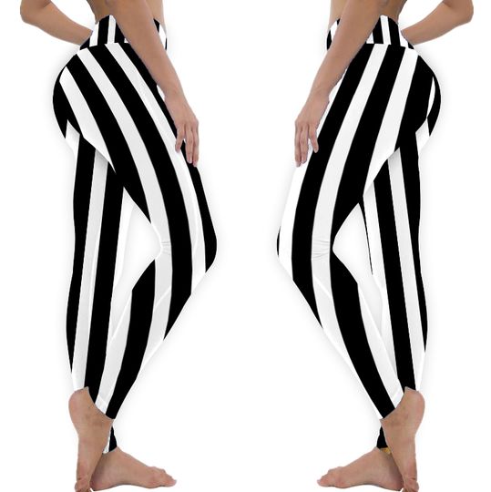 Discover Womens Beetlejuice Leggings stripped pants Beetlejuice Costume adult Halloween