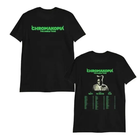 Discover Tyler The Creator Okonma Chromakopia Lr Yachty Paris World Tour 2025 Shirt
