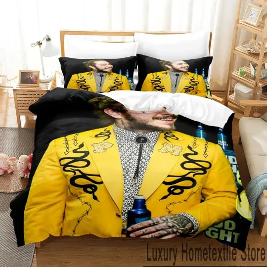 Discover 3D Print Post Malone Bedding Set