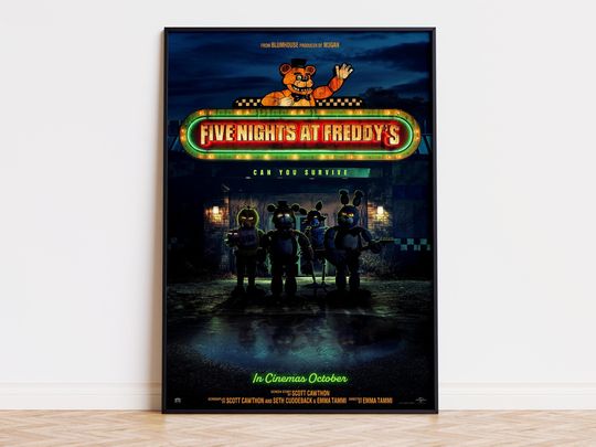 Discover Five Nights at Freddy's - Movie Poster | Digital Download | High Quality Ready To Print