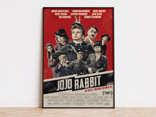 Discover Jojo Rabbit - Movie Poster | Digital Download | High Quality Ready To Print