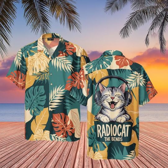 Discover Funny Cat Hawaiian Shirt