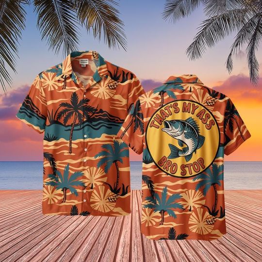 Discover Funny Fishing Hawaiian Shirt
