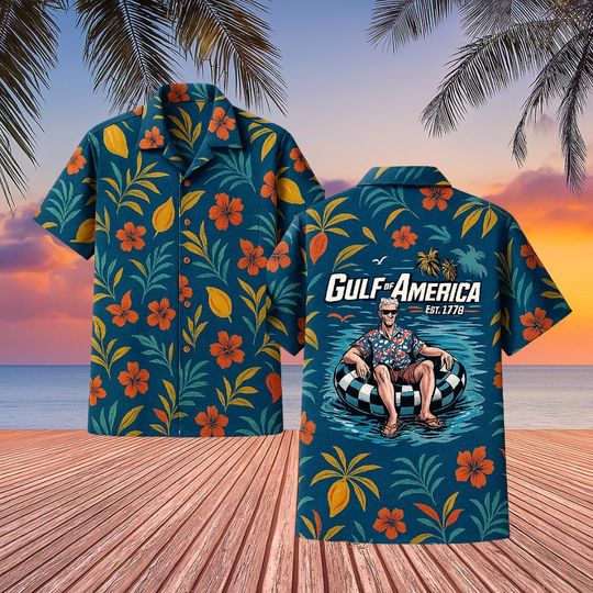 Discover Gulf of America Hawaiian Shirt