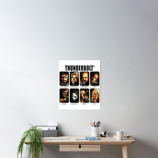 Discover Thunderbolt Superheros Poster, Movie Fan Gift