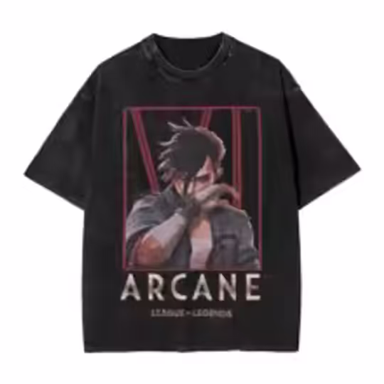 Discover Vi Arcane Violet Character Movies Washed T Shirt