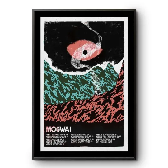 Discover April & May Tour 2025 Mogwai Poster