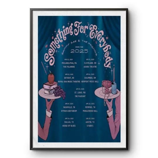 Discover Sammy Rae & The Friends Spring Tour 2025 Poster