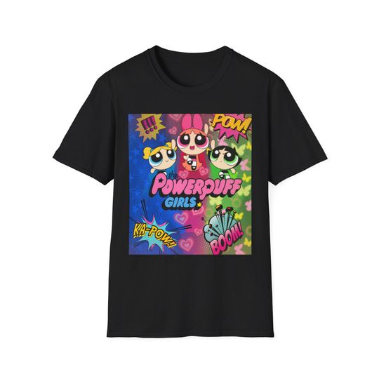 Discover Powerpuff Girls T-Shirt, Retro Cartoon Tee, Comic Fan Shirt