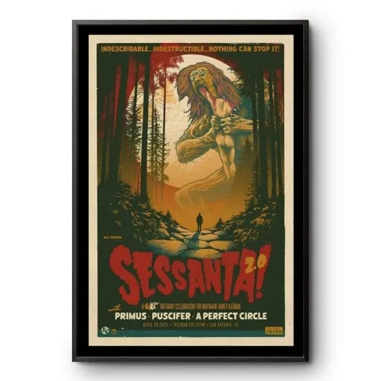 Discover Sessanta Freeman Coliseum in San Antonio, TX Apr 29 2025 Tour Poster