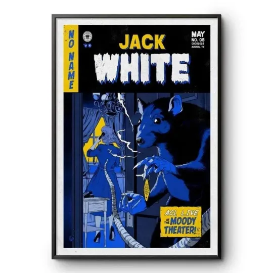 Discover JackWhite ACL Live At The Moody Theater, Austin, TX May 5 2025 Tour Poster