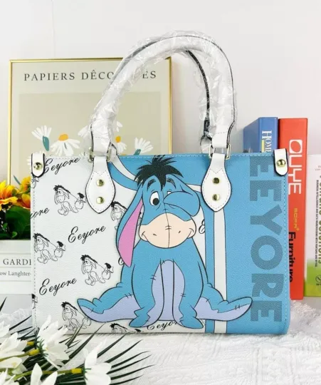 Discover Eeyoree Leather Handbag, Eeyoree Pooh Friends Cartoon Bag Lovers Gift