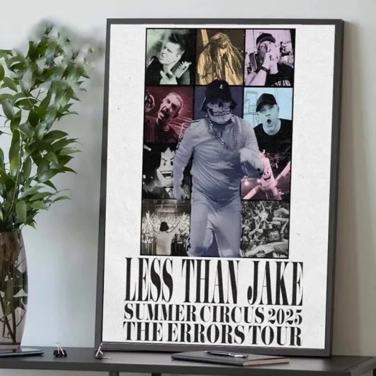 Discover Less Than Jake Tour Poster 2025 Limited