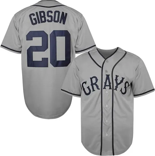 Discover Throwback Grays #20 Josh Gibson Baseball Jersey Homestead