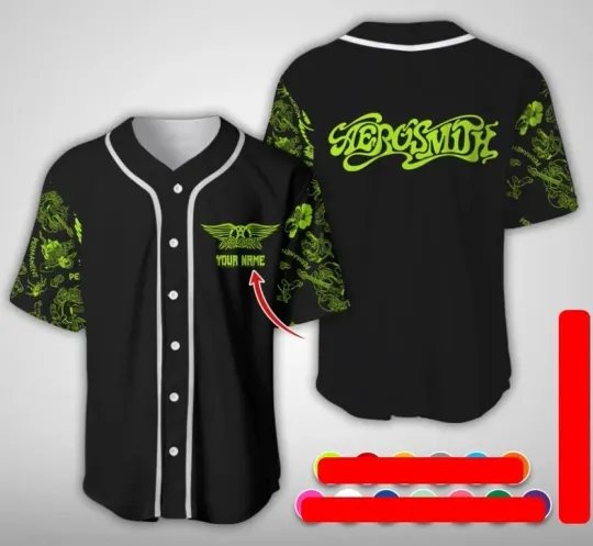 Discover Aerosmith band hot hot Baseball Jersey gift new new Shirt Great band shirt