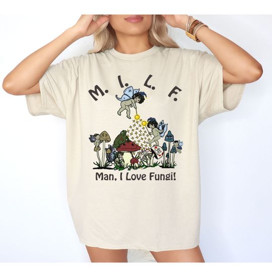 Discover Man I Love Fungi Funny Shirt, mushroom lover Shirt
