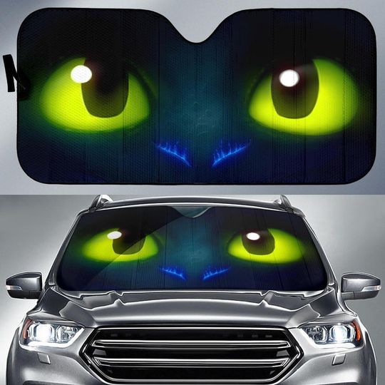 Discover Toothless Car Sun Shade,  How To Train Your Dragon SunShade