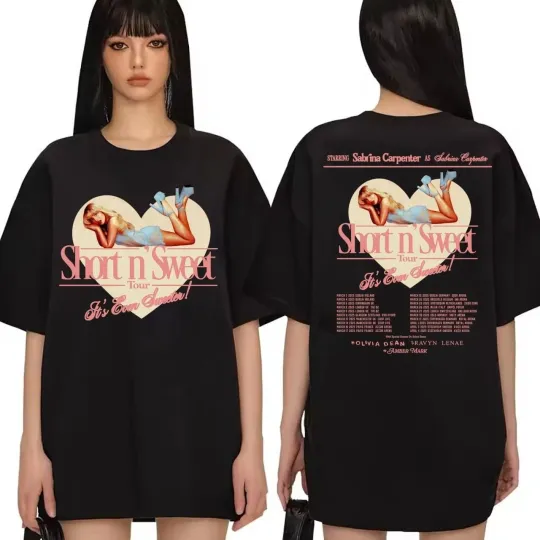 Discover Sabrina Carpenter Shirt  Short N Sweet Tour Europe 2025 T-Shirt