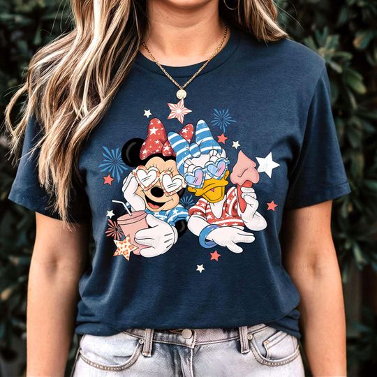 Discover Cute Minniee Daisy 4th Of July Shirt, Minniee Independence Day Shirt