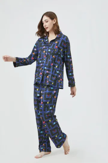 Discover Pac Man Unisex Pajama Sets Long Sleeve