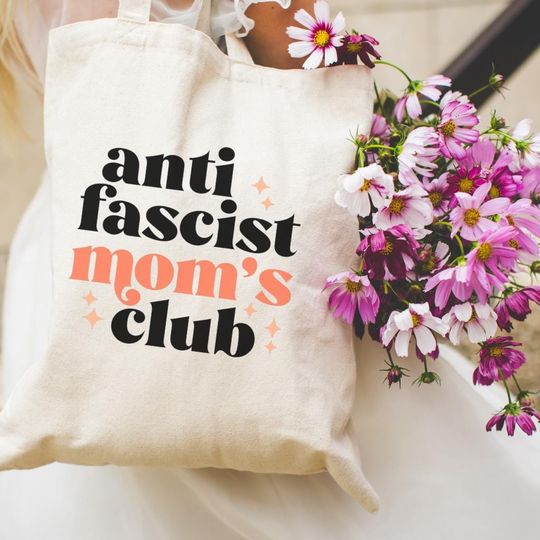 Discover Anti Fascism Tote Bag, Political Activism Equality