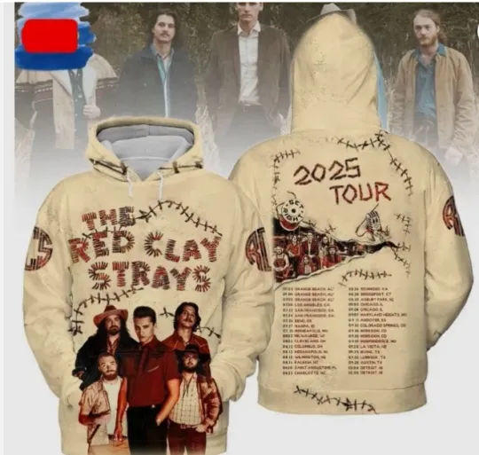 Discover The Red Clay Strays 2025 3D All Over Print Hoodie 3D