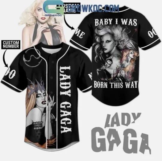 Discover Ld ga Baby I was Born This Way Personalized Baseball Jersey