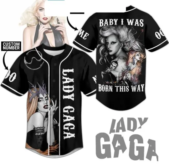 Discover Ld ga Baby I was Born This Way Personalized Baseball Jersey