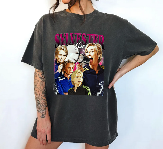 Discover Sue Sylvester Shirt, Sue Sylvester Retro Shirt, Sue Sylvester TShirt, Vintage 90s Bootleg Shirt