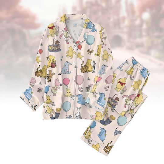 Discover winniee the poohh Pajamas Set, Pooh And Friends Holiday Pajamas