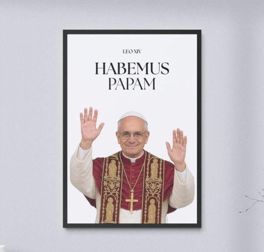Discover New Pope Leo XIV Poster, Pope Robert Prevost Poster