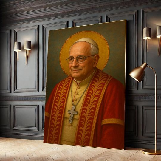Discover Papa Pope Robert Francis Prevost Catholic Cardinal poster