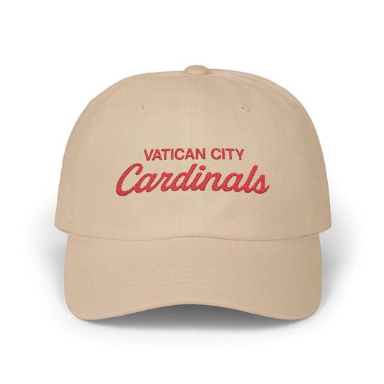 Discover Humorous Religious Cap with Cardinal Christian Parody Embroidered Hat Gift