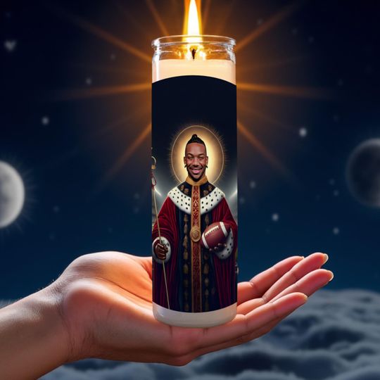 Discover Bijan Robinson Celebrity Prayer Candle, Fan Gifts
