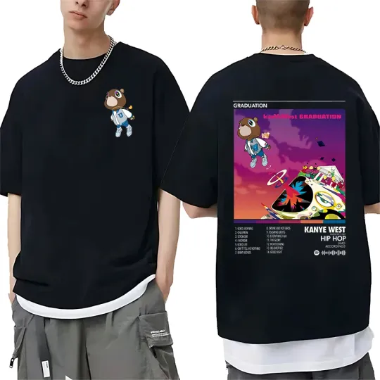 Discover Rapper Kanye West Graduation Music Album Graphics T Shirt