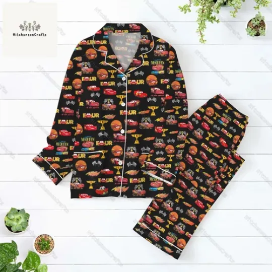 Discover Lightningg McQueenn Pajamas Set, Sleepwear For Family