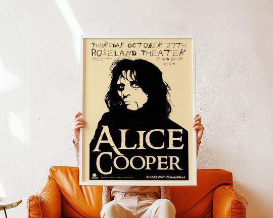 Discover Rock Concert Poster, Music Gift Idea