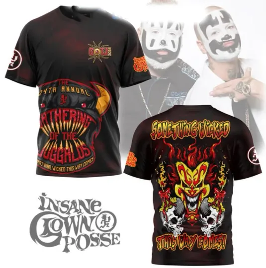 Discover Insane Clown Posse Something Wicked This Way Comes AOP 3D T-Shirt